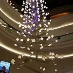 OLED lighting installation in Aquis Plaza