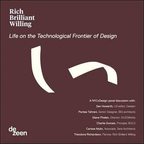 Panel topic Life on the Technological Frontier of Design at Rich Brilliant Willing´s showroom