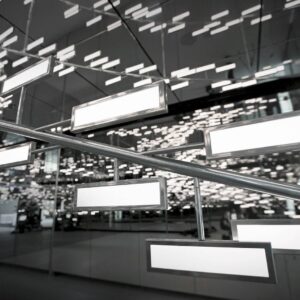 interactive OLED installation from Tamschick Media+Space and iart