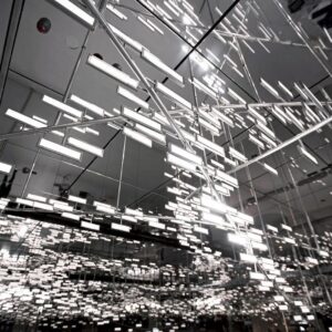 interactive OLED installation from Tamschick Media+Space and iart