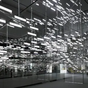 interactive OLED installation from Tamschick Media+Space and iart