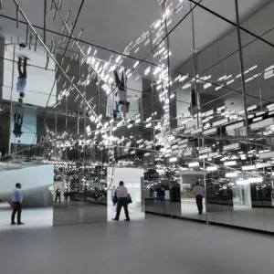 interactive OLED installation from Tamschick Media+Space and iart