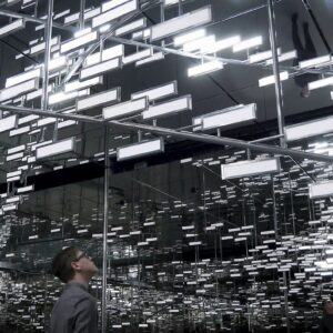 interactive OLED installation from Tamschick Media+Space and iart