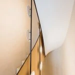 OLED luminaires at stairwell