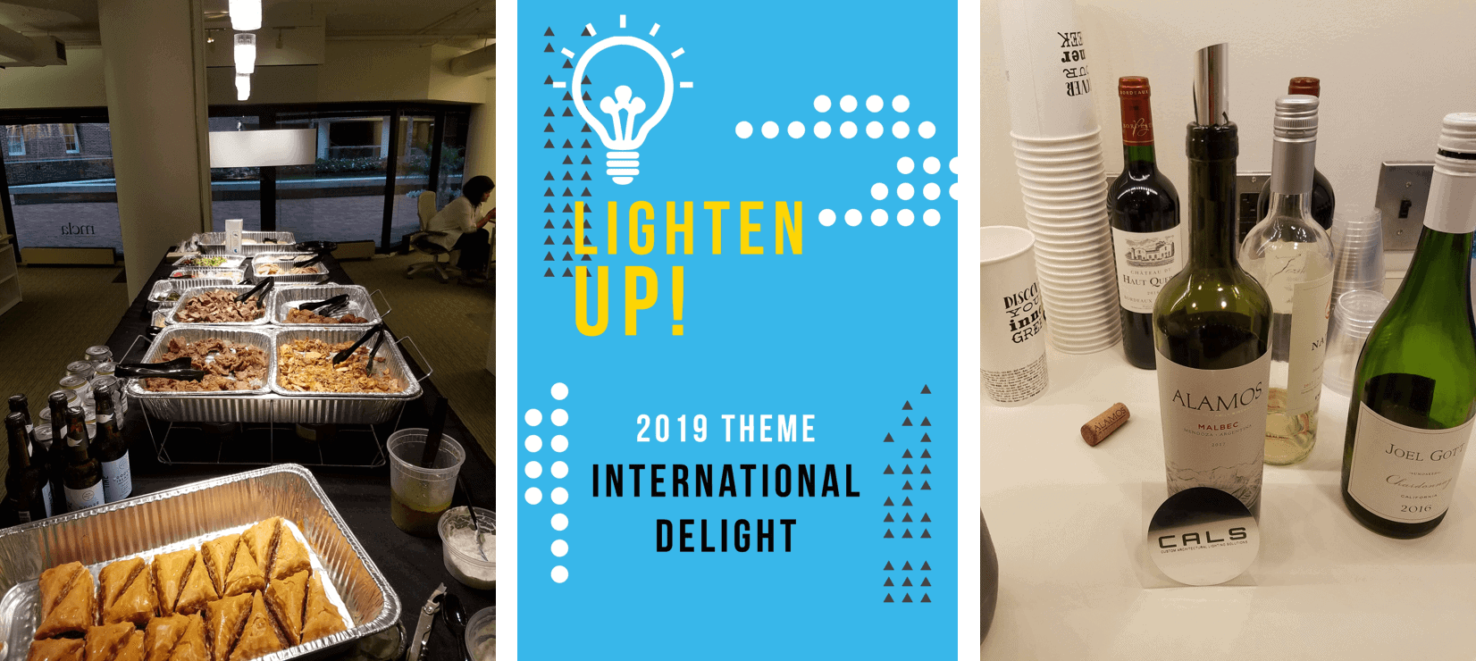 food and beverages at Lighten Up! 2019 design competition