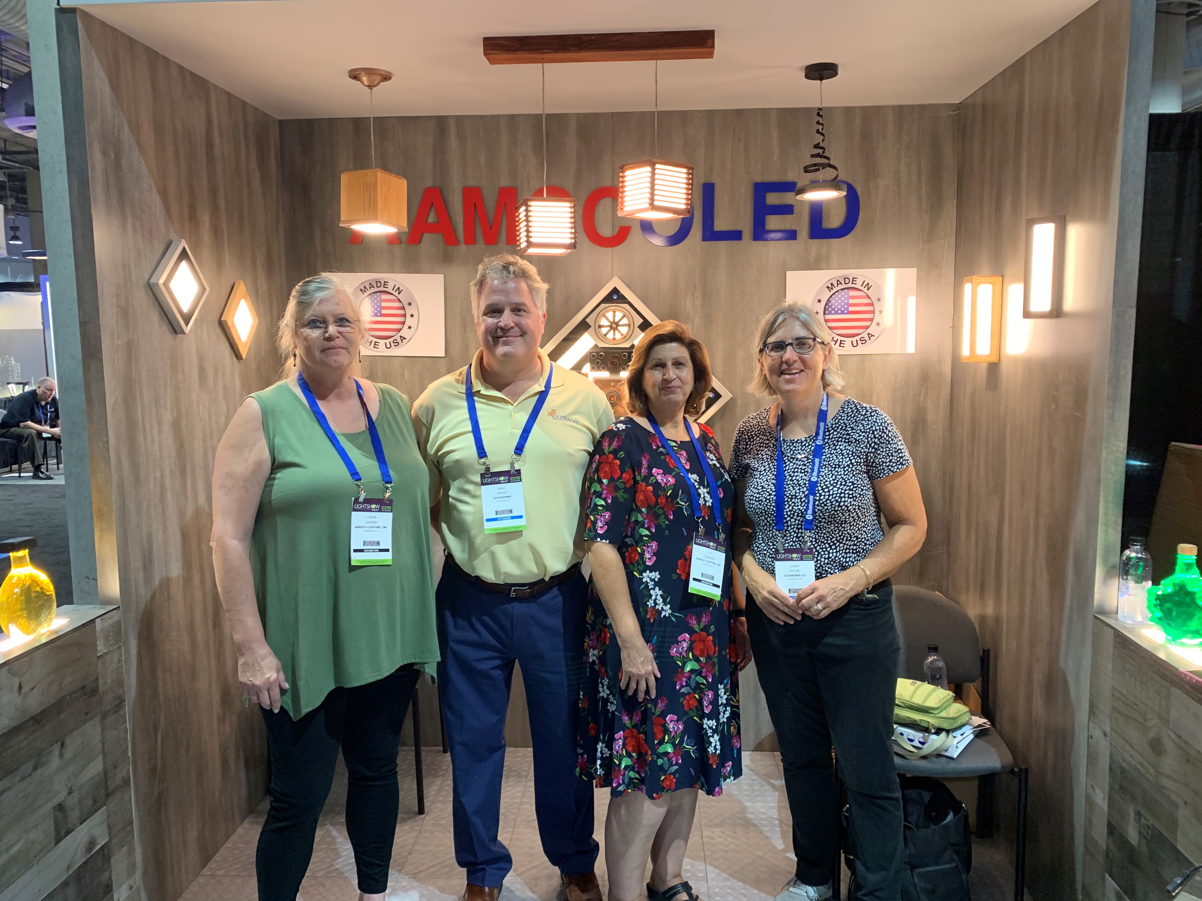 OLEDWorks and Aamsco Lighting Teams at LSW 2019 | OLEDWorks