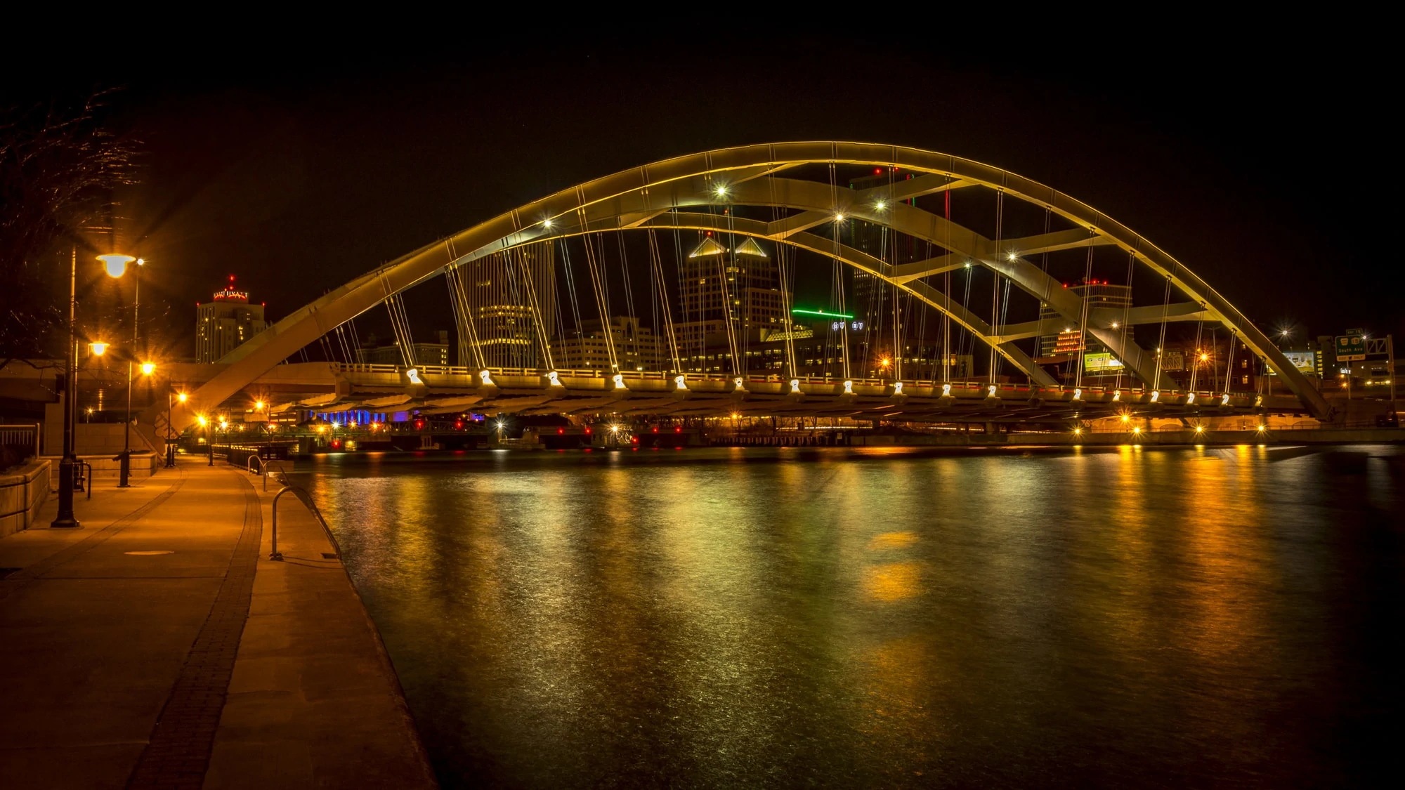 Susan B. Anthony/Frederick Douglass Bridge in Rochester, NY | OLEDWorks