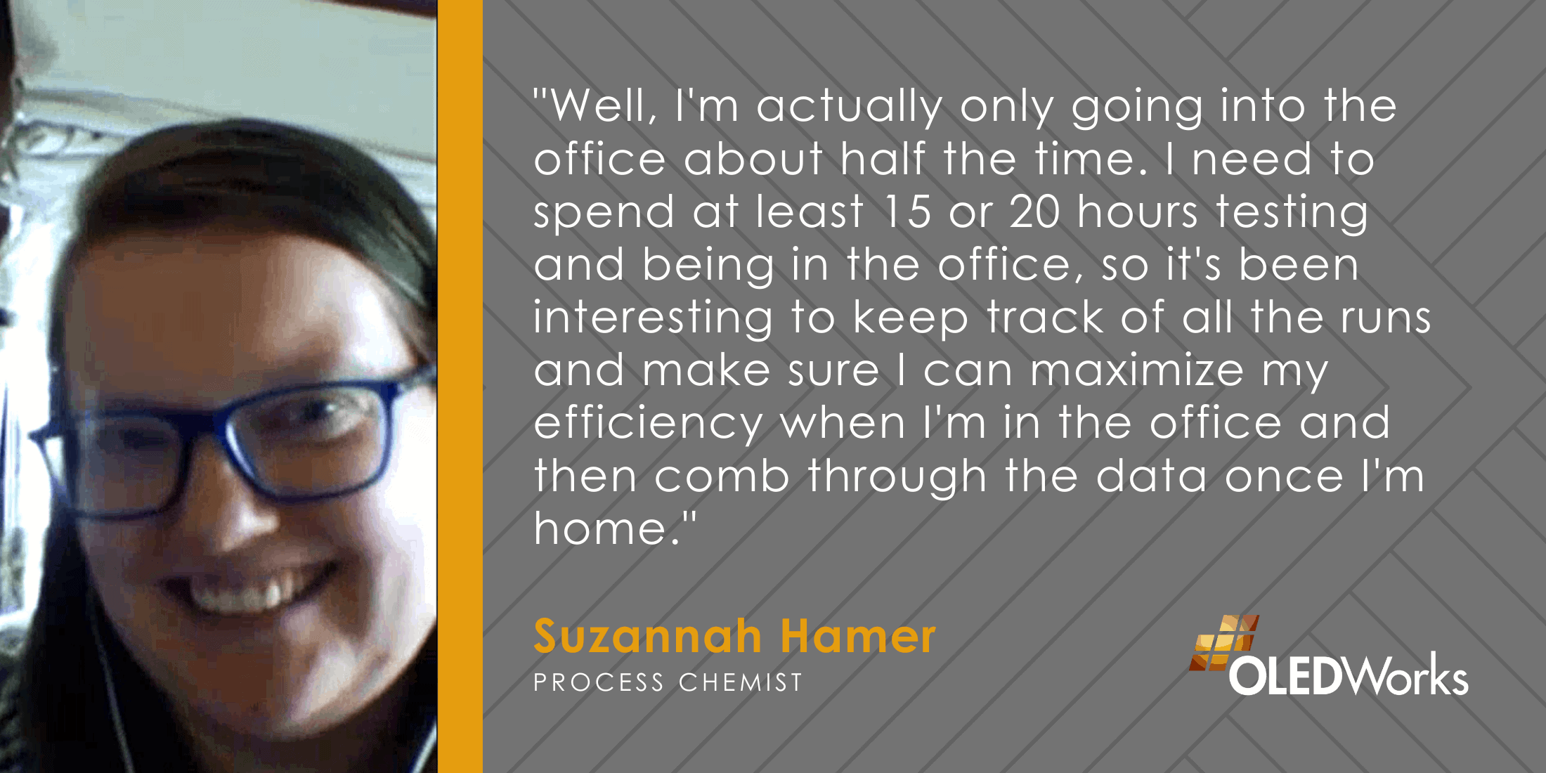 WFH Suzannah Hamer | OLEDWorks