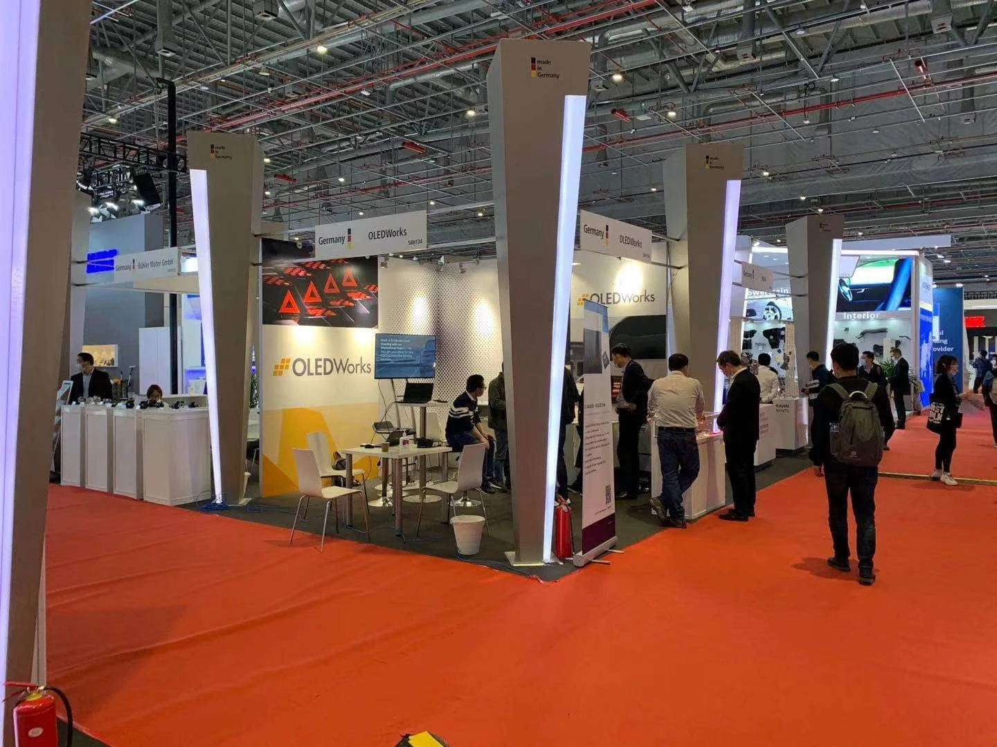 OLEDWorks Booth at Auto Shanghai