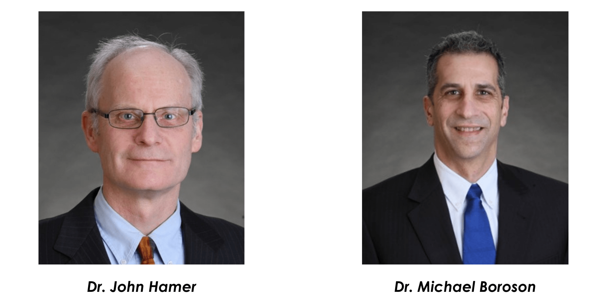 Dr. Boroson and Dr. Hamer Headshots | OLEDWorks