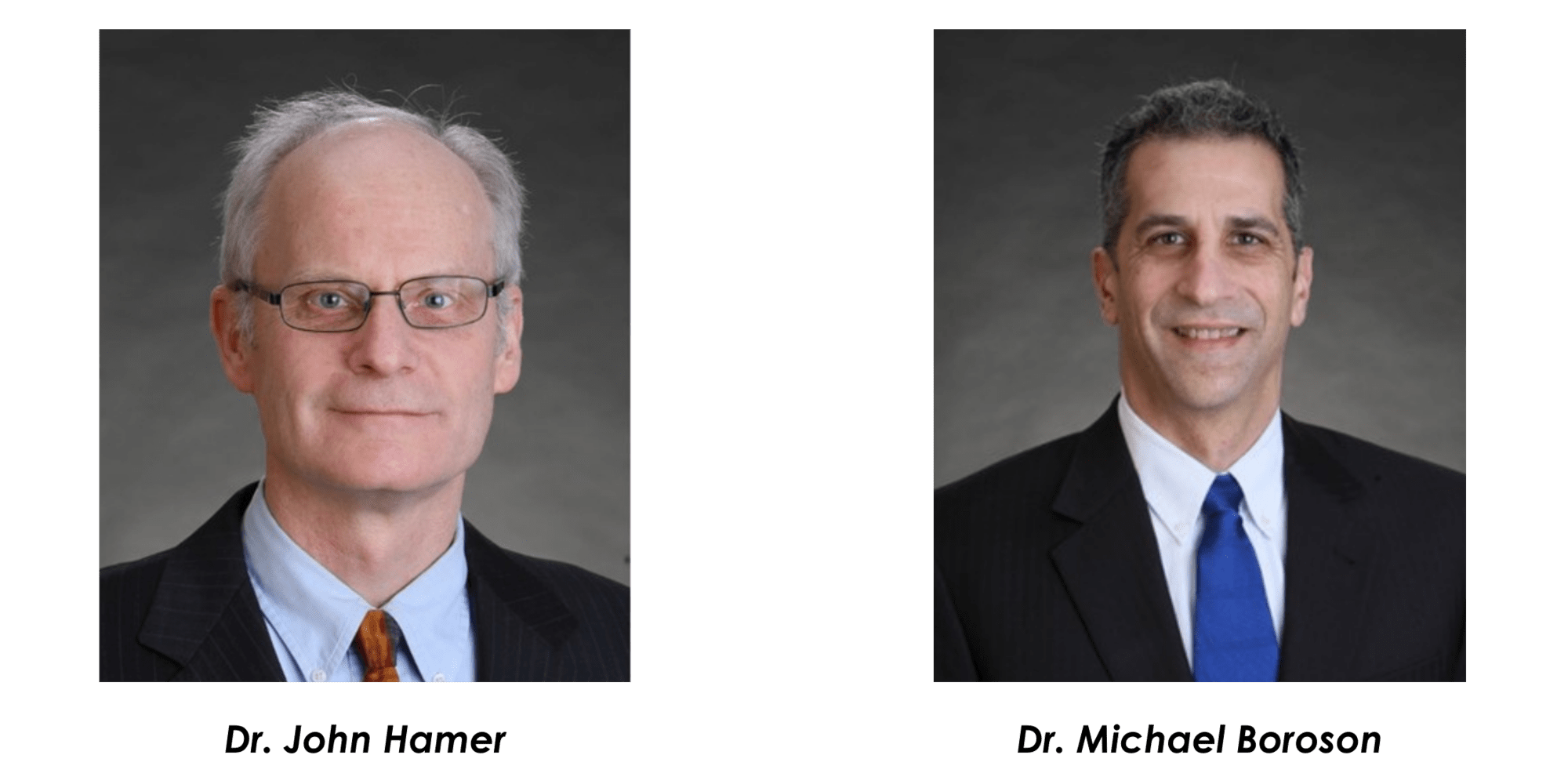 Dr. Boroson and Dr. Hamer Headshots | OLEDWorks