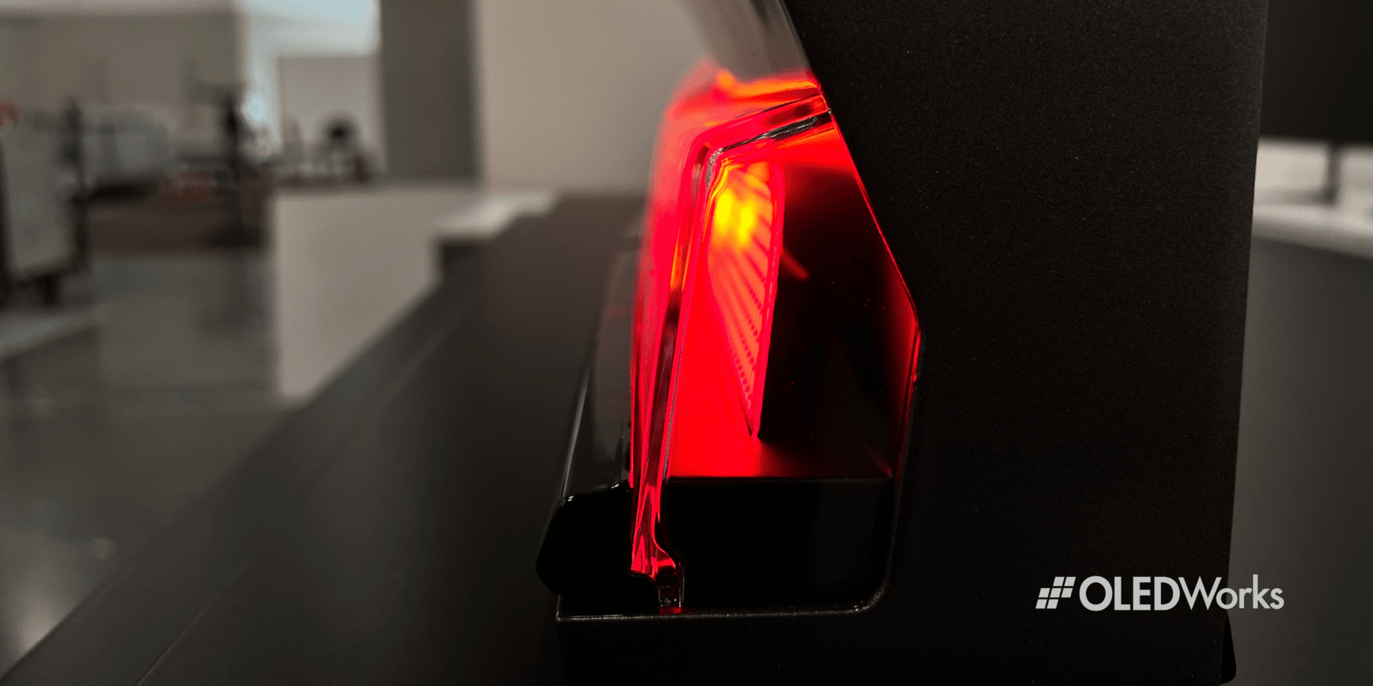 Thin profile of automotive OLED lighting | OLEDWorks