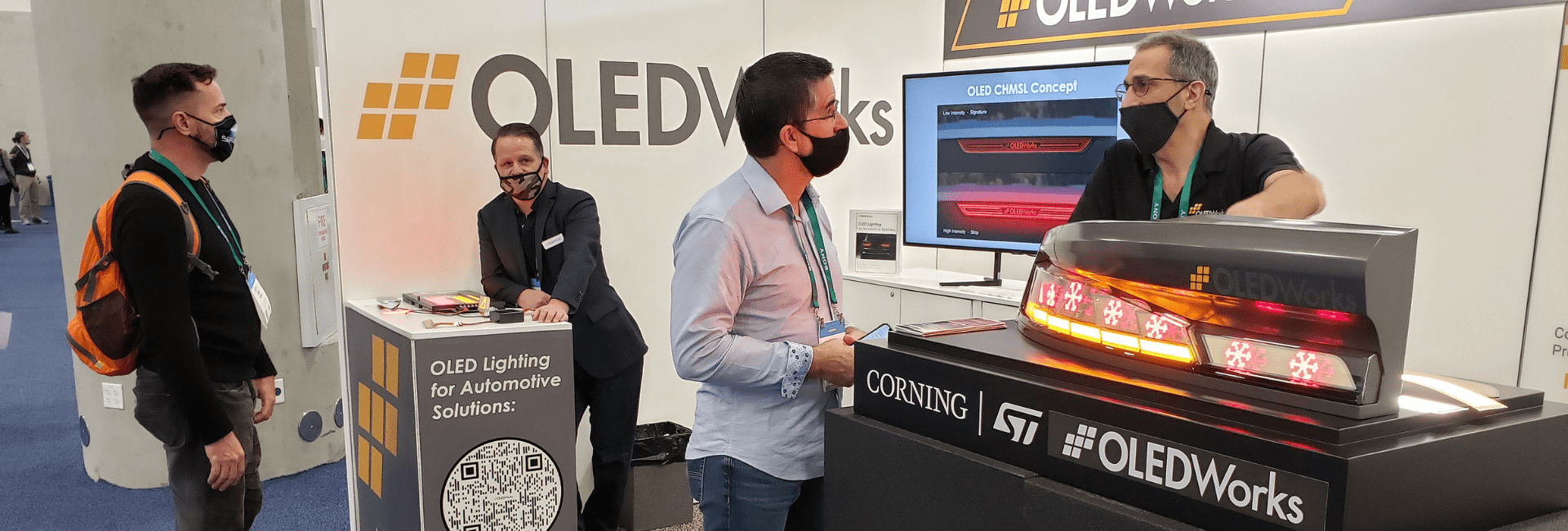 OLEDWorks Demonstrates Newest OLED Technology for Rear Automotive Lighting Applications at CES