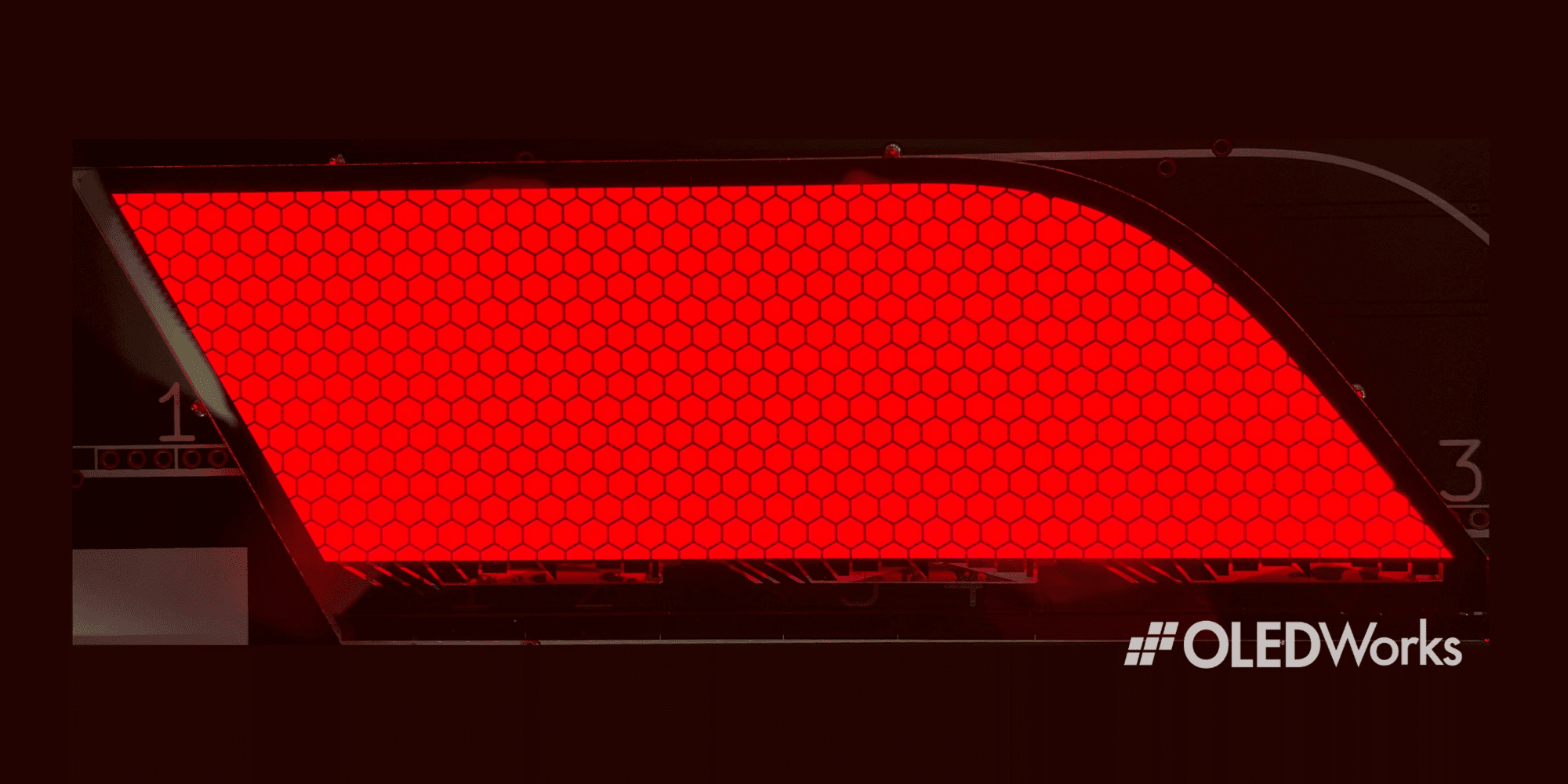 Segmented automotive OLED lighting panel | OLEDWorks