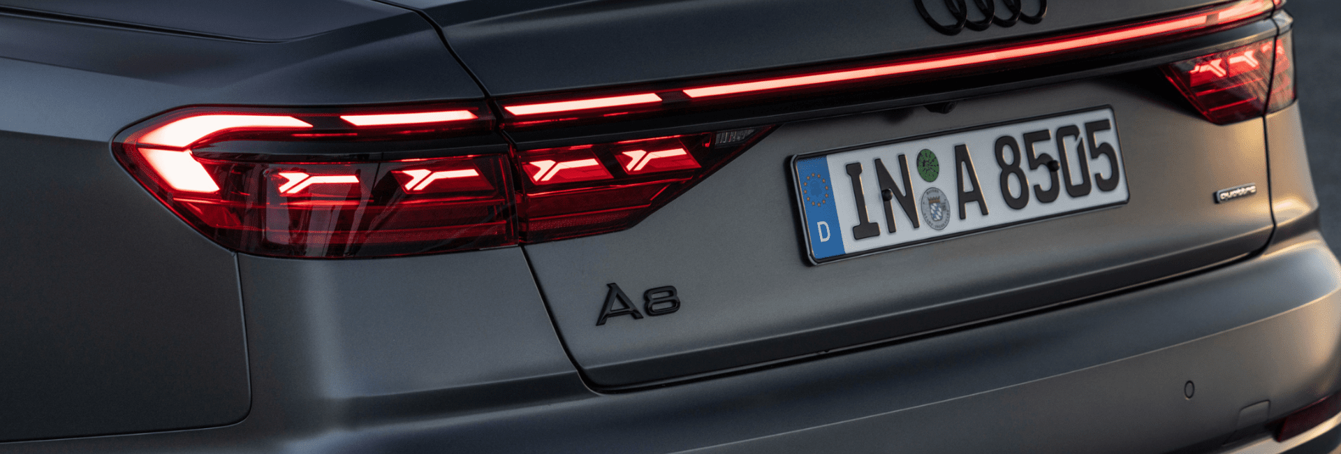 Audi A8 with OLEDWorks OLED Lighting Panels