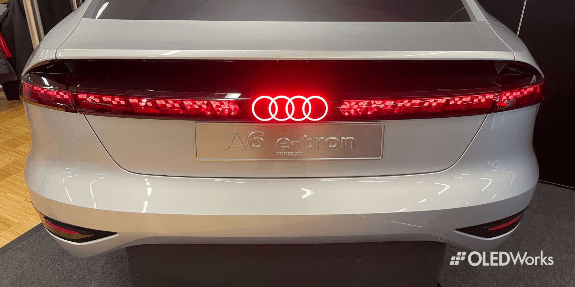 OLED lighting in Audi S21 A6 e-tron Concept