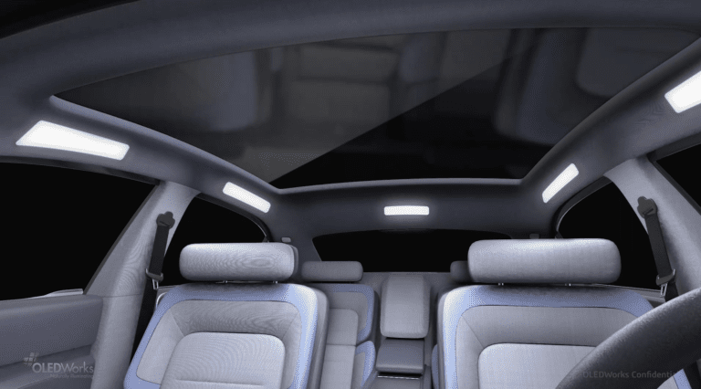 OLED Lighting, Automotive Interior | OLEDWorks