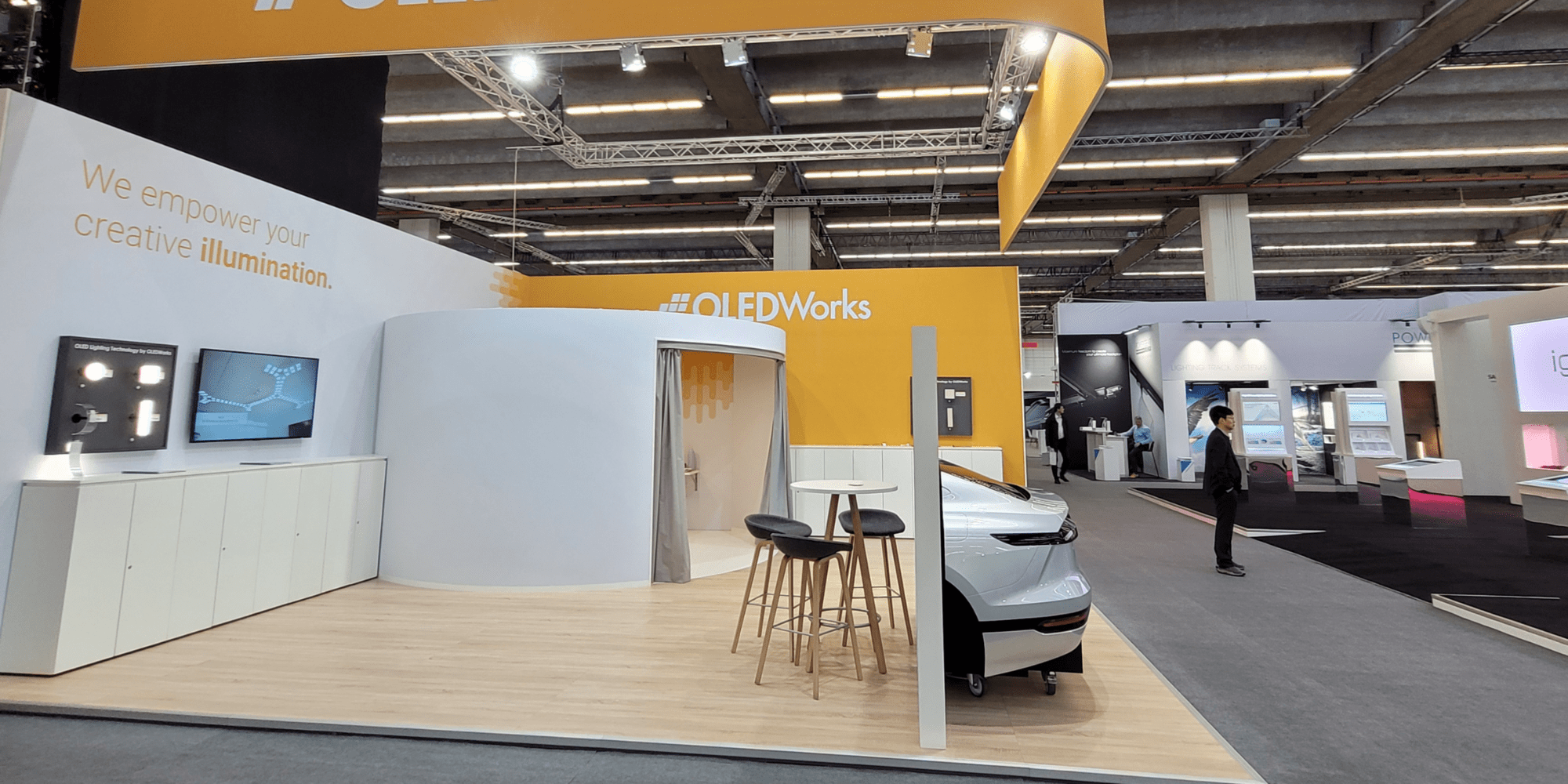 OLEDWorks Booth at Light + Building