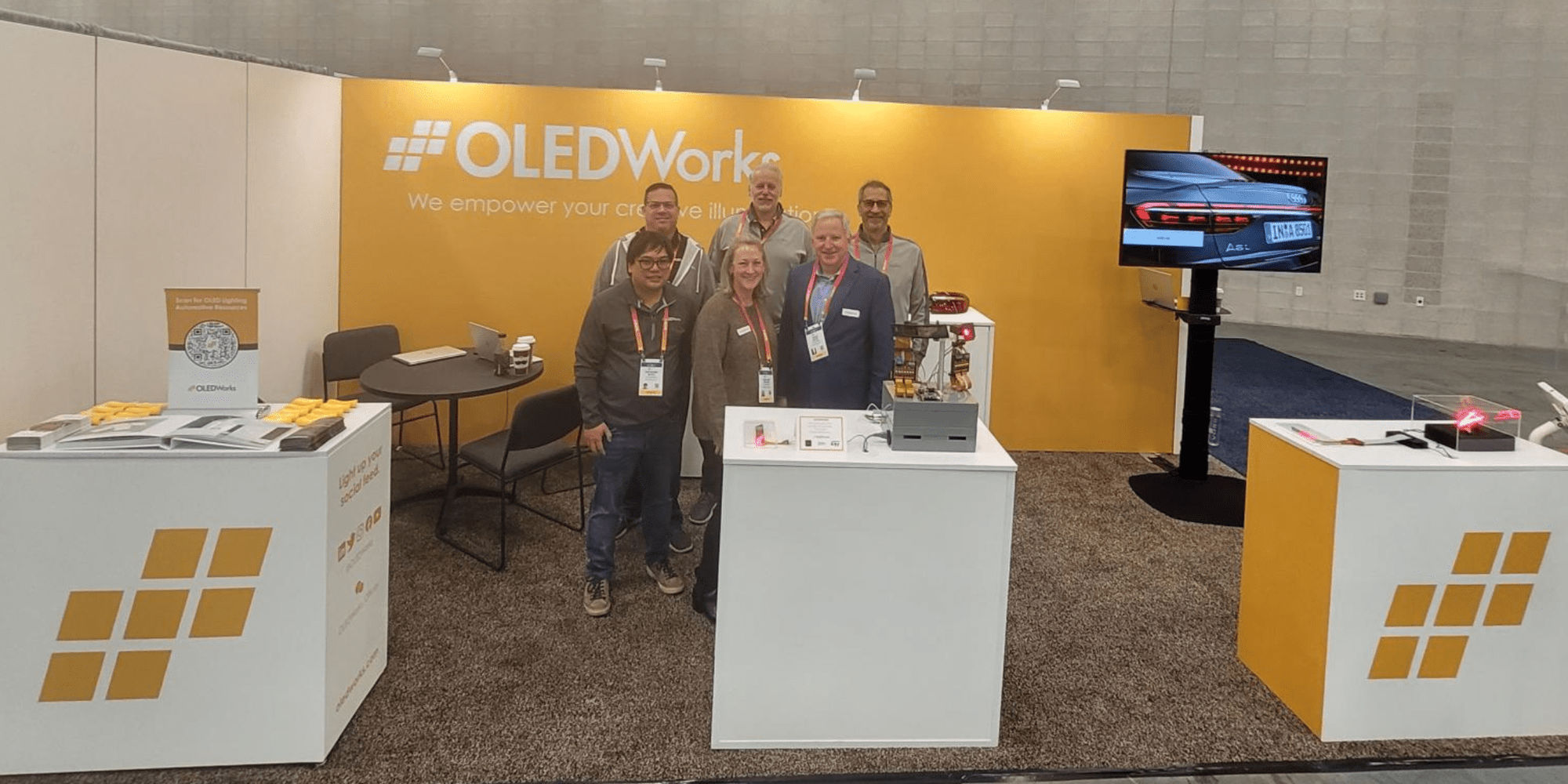 OLEDWorks team at CES