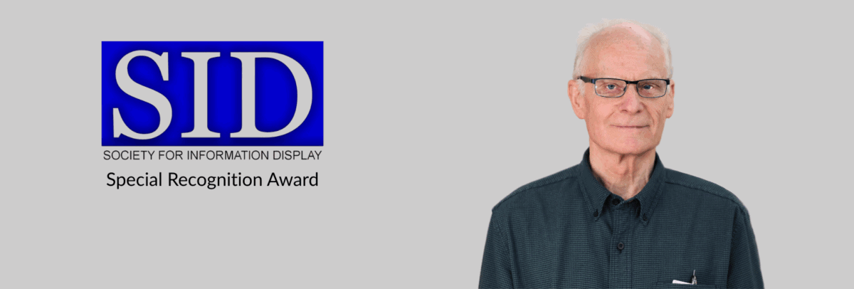 Dr. John Hamer, CIO OLEDWorks, Honored with 2025 Special Recognition Award by Society for Information Display