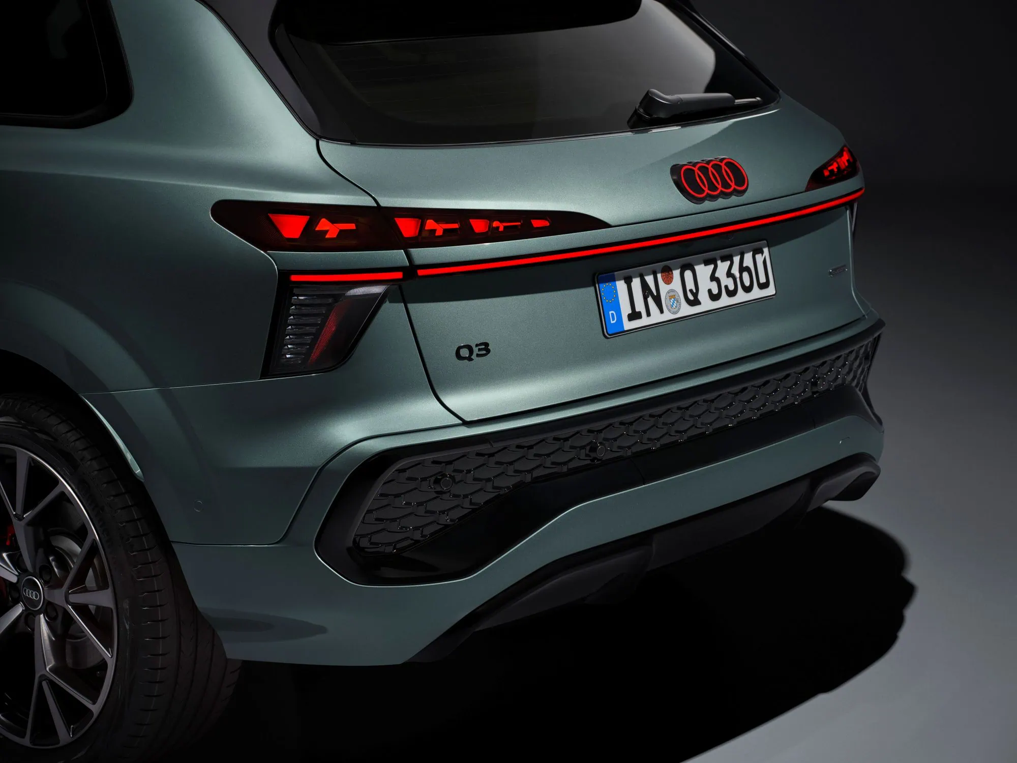 Audi Q3 SUV (Color: Sage Green)